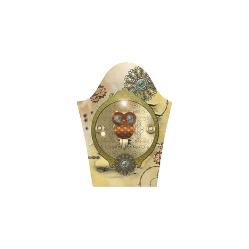 Steampunk, wonderful owl 3/4 Sleeve Sundress (D23)