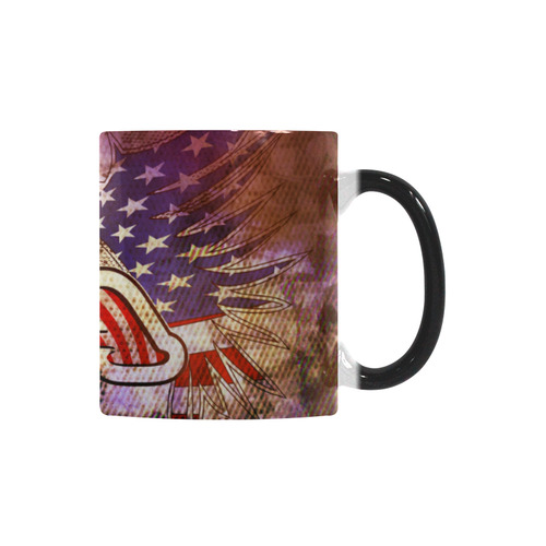 the USA with wings Custom Morphing Mug