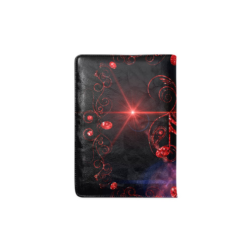 Music, key notes on dark background Custom NoteBook A5