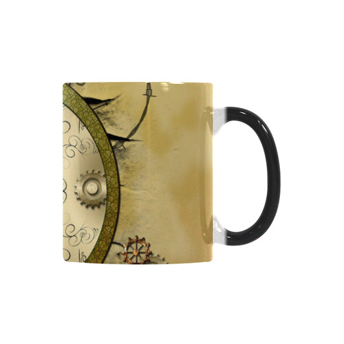 Steampunk, wonderful owl Custom Morphing Mug
