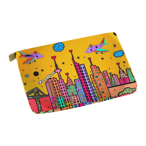 Frankfurt Popart by Nico Bielow Carry-All Pouch 12.5''x8.5''