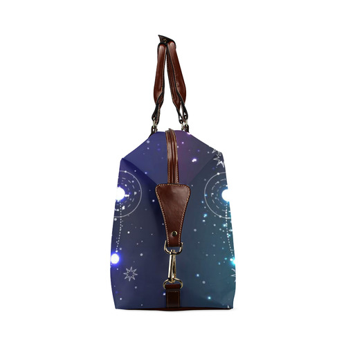 Mystical geometry symbol on abstract space Classic Travel Bag (Model 1643) Remake