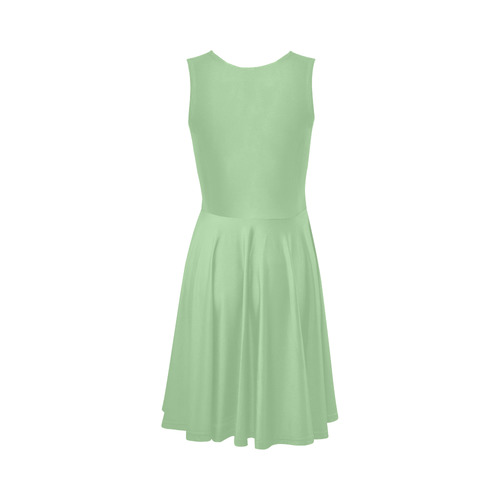 Pistachio Sleeveless Ice Skater Dress (D19)