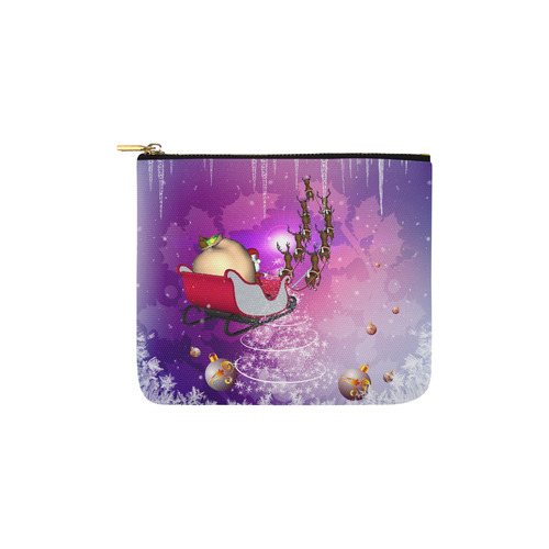 Santa Claus is coming Carry-All Pouch 6''x5''