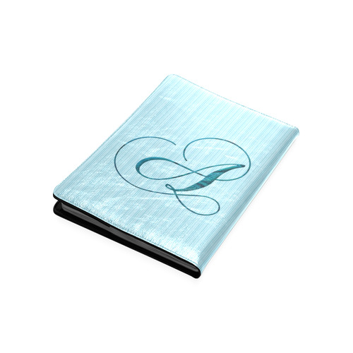 Letter A Blue - Jera Nour Custom NoteBook B5