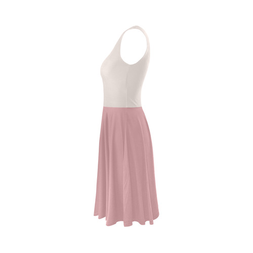 Bridal Blush and Bridal Rose Sleeveless Ice Skater Dress (D19)