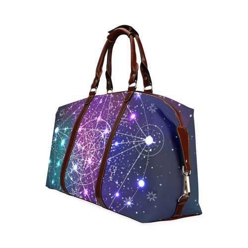 Mystical geometry symbol on abstract space Classic Travel Bag (Model 1643) Remake