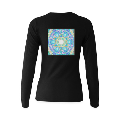 healing 6 Sunny Women's T-shirt (long-sleeve) (Model T07)