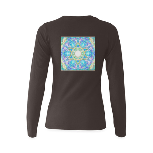 healing 6 Sunny Women's T-shirt (long-sleeve) (Model T07)