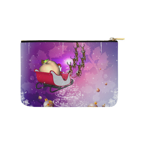 Santa Claus is coming Carry-All Pouch 9.5''x6''