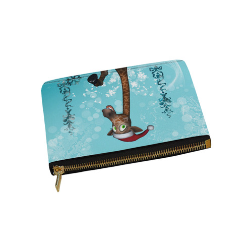 Funny christmas giraffe Carry-All Pouch 9.5''x6''