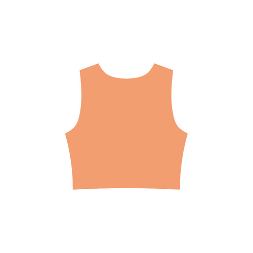 Tangerine Sleeveless Ice Skater Dress (D19)