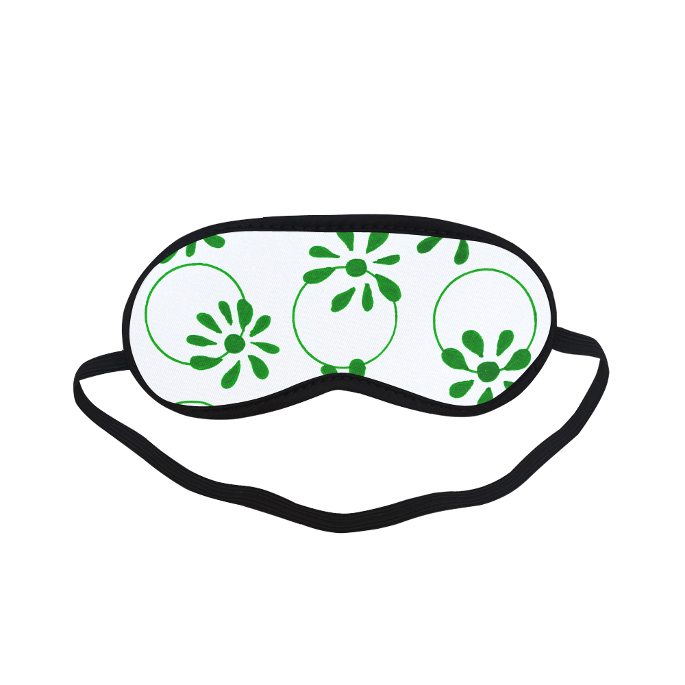 New in shop Designers handdrawn Eye relaxing ladies mask / GREEN Sleeping Mask ID D1056995