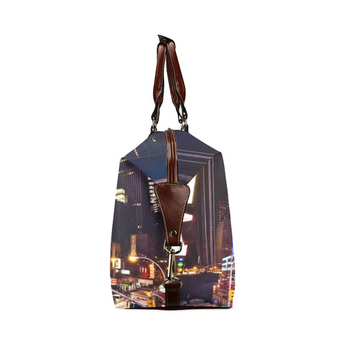 Manhattan New York City -Times Square Classic Travel Bag (Model 1643) Remake