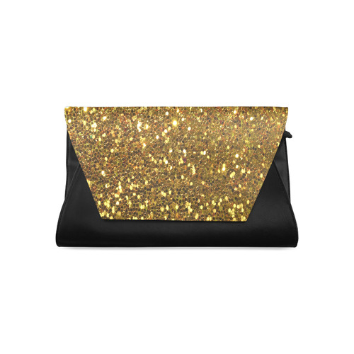 Gold_Sequins Clutch Bag (Model 1630)