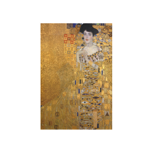 Gustav Klimt Adele Bloch Bauer Portrait Cotton Linen Wall Tapestry 40"x 60"