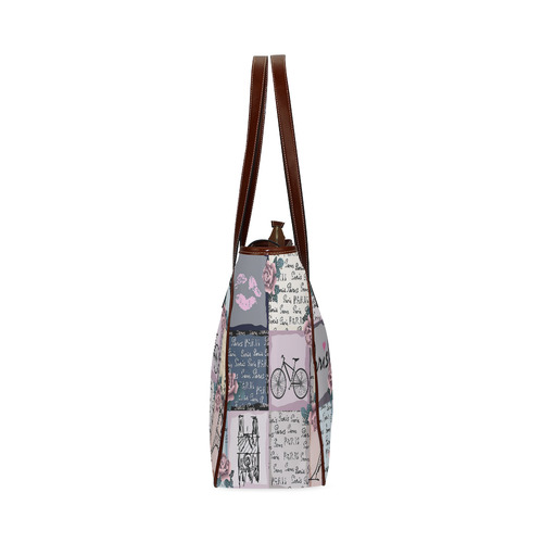 Paris love Classic Tote Bag (Model 1644)