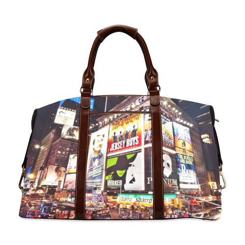 Manhattan New York City -Times Square Classic Travel Bag (Model 1643) Remake