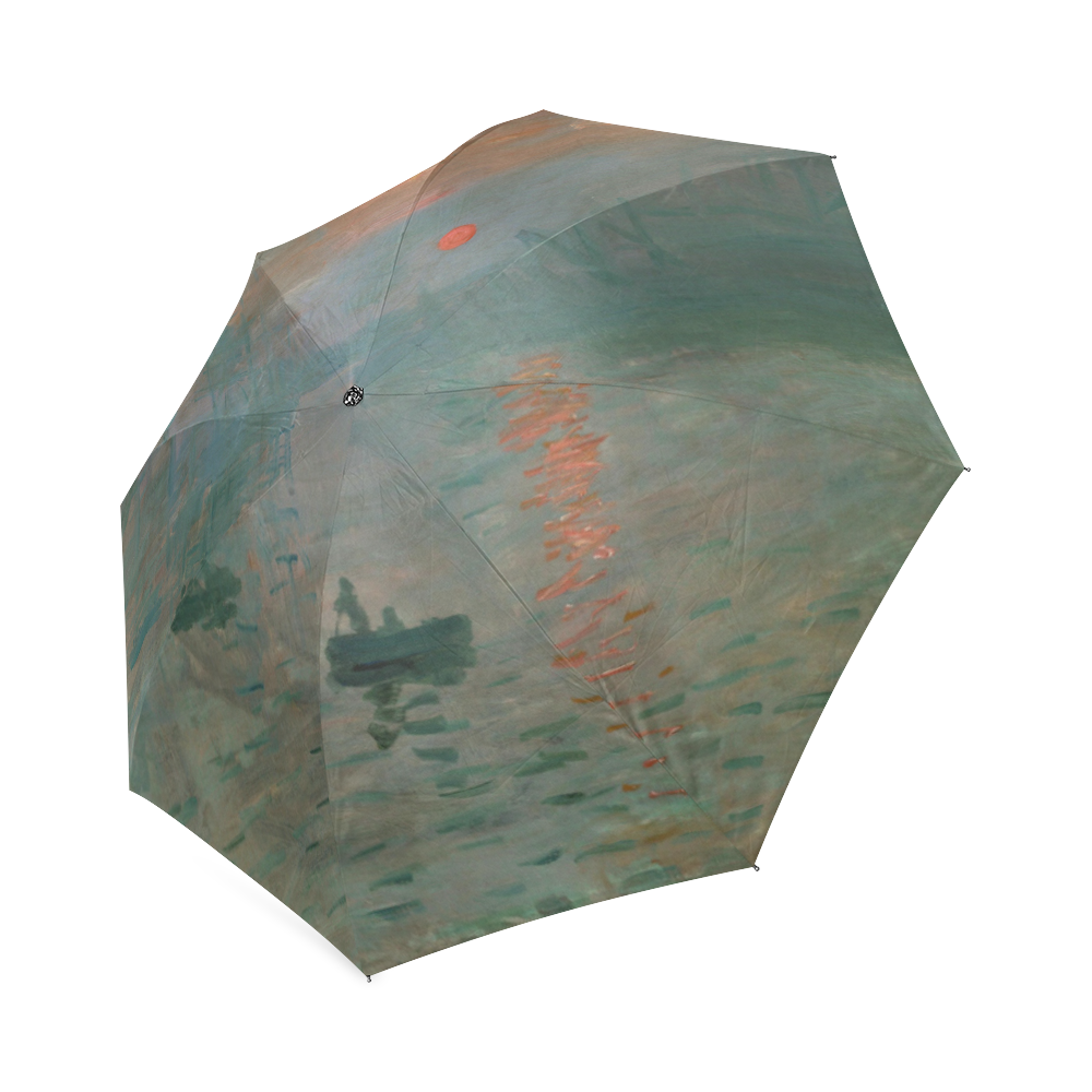 Claude Impression Sunrise Soleil Levant Foldable Umbrella (Model
