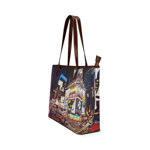 Manhattan New York City -Times Square Shoulder Tote Bag (Model 1646)