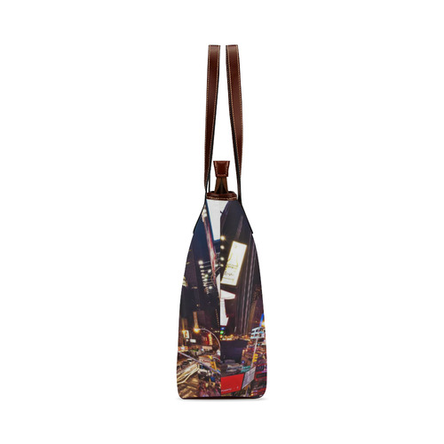 Manhattan New York City -Times Square Shoulder Tote Bag (Model 1646)