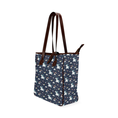 Cute cartoon pony horse Classic Tote Bag (Model 1644)