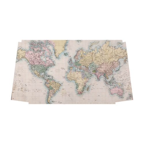 Vintage Retro World Map Classic Travel Bag (Model 1643) Remake