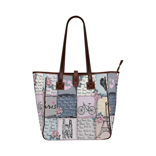 Paris love Classic Tote Bag (Model 1644)