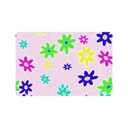 Floral Fabric 1C Doormat 24" x 16"