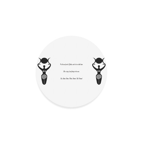 Pagan Goddess Round Coaster