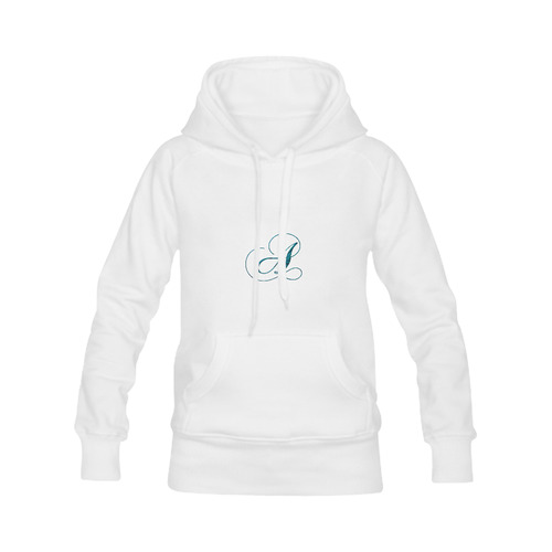 Letter A Blue - Jera Nour Women's Classic Hoodies (Model H07)