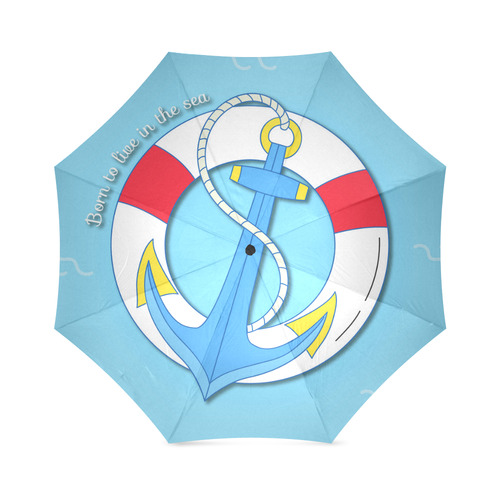 Anchor Nautical Sailing Sail Boat Yacht Foldable Umbrella (Model U01)