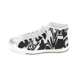 BW Glitch FG 03 Women's Classic High Top Canvas Shoes (Model 017)