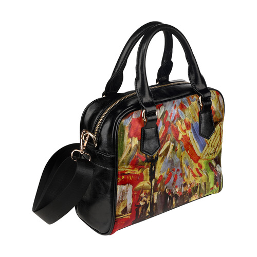 Van Gogh 14th July Celebration Paris Shoulder Handbag (Model 1634)