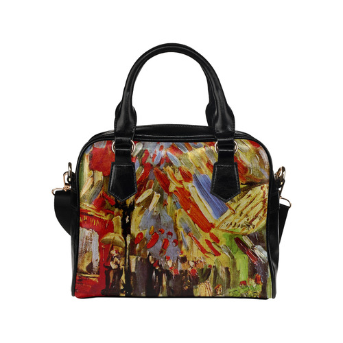 Van Gogh 14th July Celebration Paris Shoulder Handbag (Model 1634)