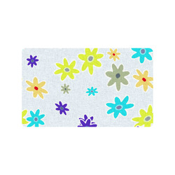 Floral Fabric 1B Doormat 30"x18"