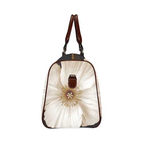 Sepia Poppy Travel bag Waterproof Travel Bag/Small (Model 1639)