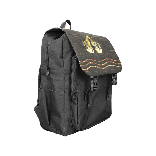 Awesome mechanical skull Casual Shoulders Backpack (Model 1623)