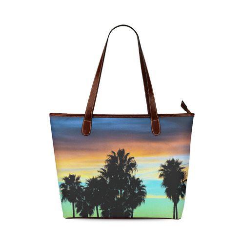 rooftop palms bag Shoulder Tote Bag (Model 1646)