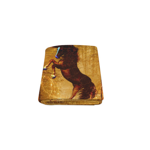 Awesome horse, vintage background Blanket 40"x50"