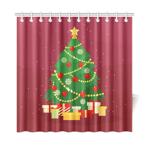 holiday shower curtains