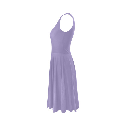 Violet Tulip Sleeveless Ice Skater Dress (D19)