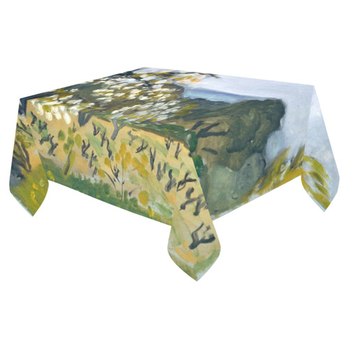 Henri Rousseau Flower Tree Nature Landscape Cotton Linen Tablecloth 52"x 70"