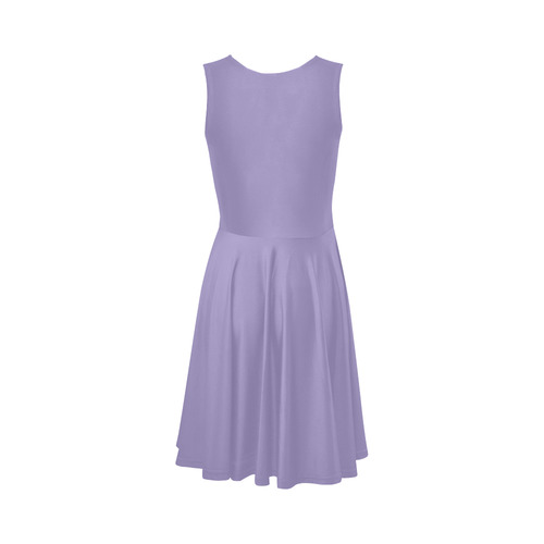 Violet Tulip Sleeveless Ice Skater Dress (D19)