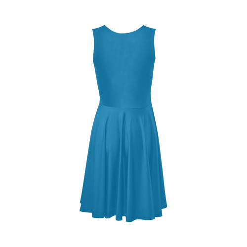 Methyl Blue Sleeveless Ice Skater Dress (D19)