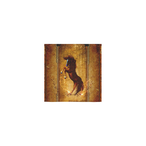 Awesome horse, vintage background Square Towel 13“x13”