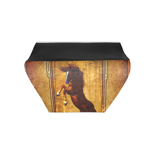 Awesome horse, vintage background Clutch Bag (Model 1630)