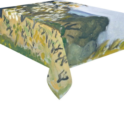 Henri Rousseau Flower Tree Nature Landscape Cotton Linen Tablecloth 52"x 70"