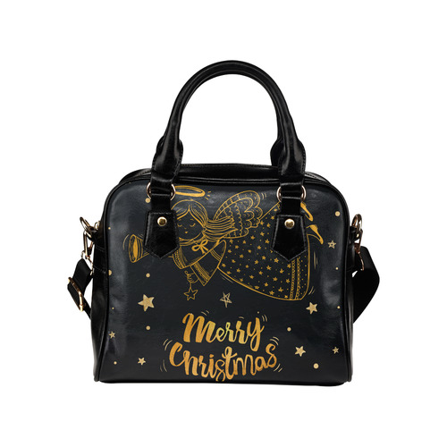 Christmas Angel Shoulder Handbag (Model 1634)