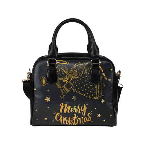 Christmas Angel Shoulder Handbag (Model 1634)